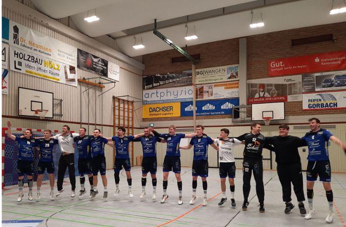 Handball Verbandsliga: Denkendorfer Männern gelingt ein Paukenschlag  im Allgäu