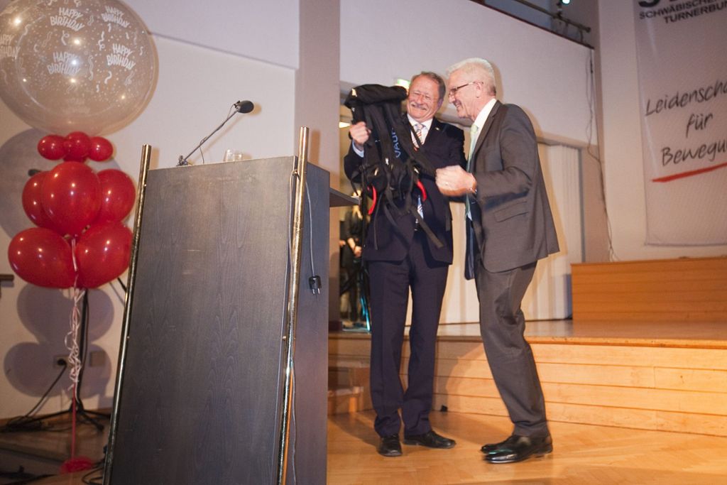 ESSLINGEN: Der Ministerpräsident und rund 600 Gäste feiern den 70. von Wolfgang Drexler: „Typisch schwäbischer Graswurzeldemokrat“