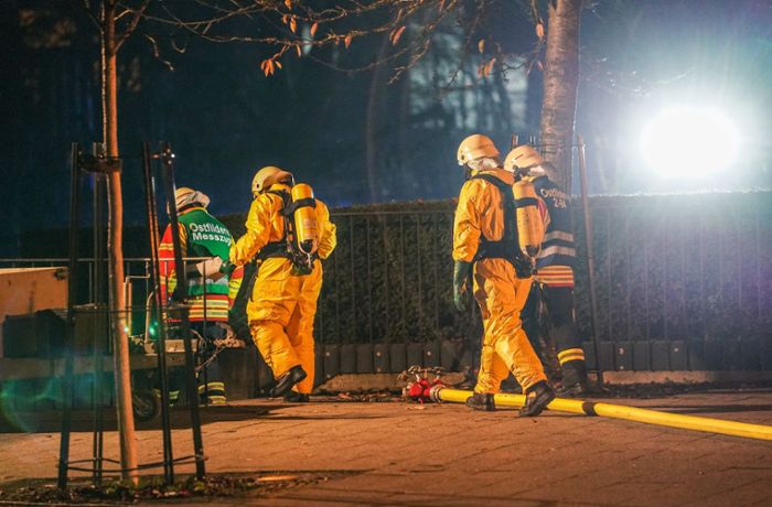 Feuerwehreinsatz in Wernau: Salzsäure-Alarm am Quadrium