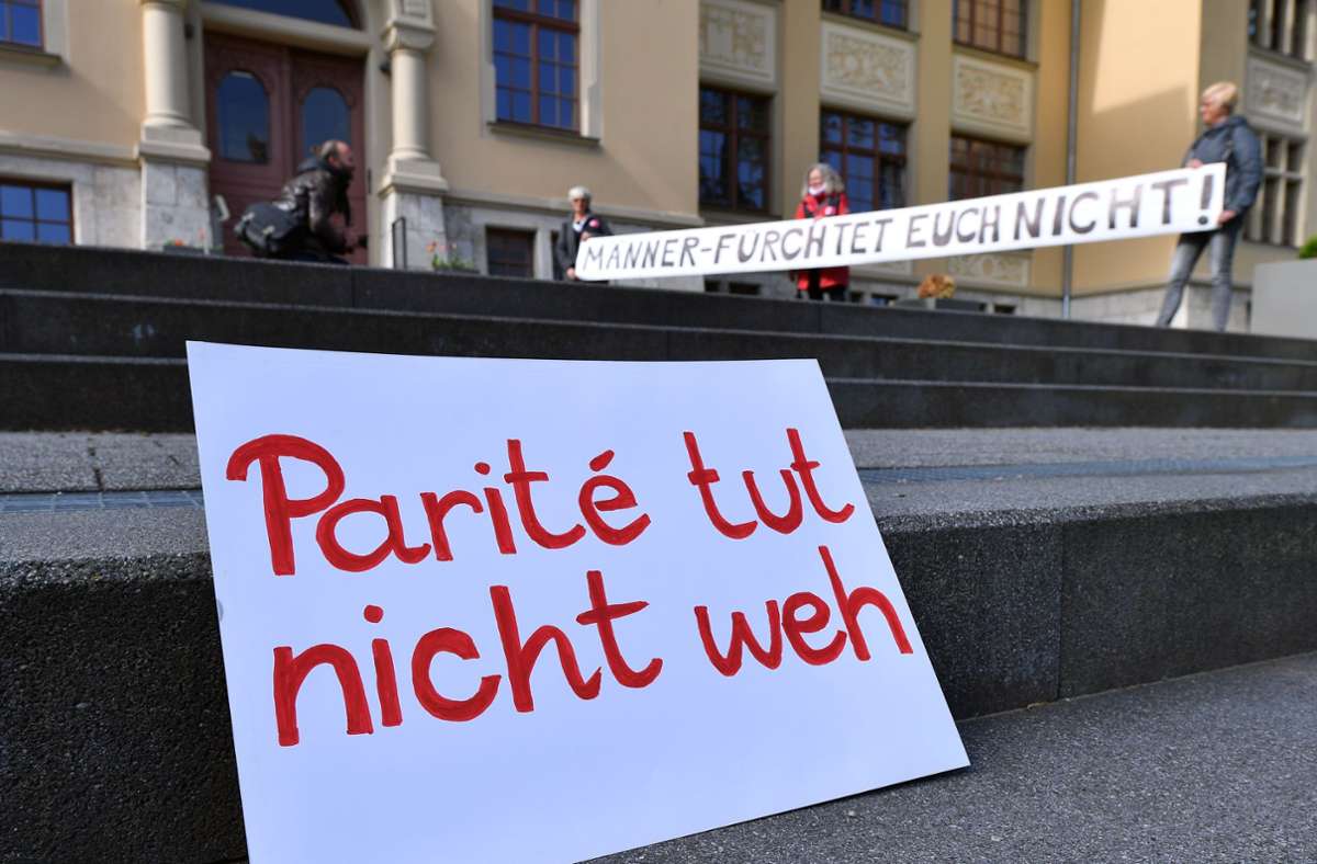 Urteil für Thüringen: Paritätsregelung für Wahllisten verfassungswidrig