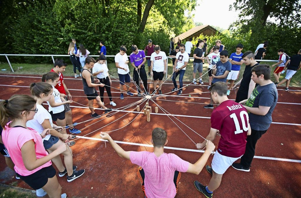 Die Esslinger Realschule in Zollberg behandelt eine Woche lang die olympischen Ideale