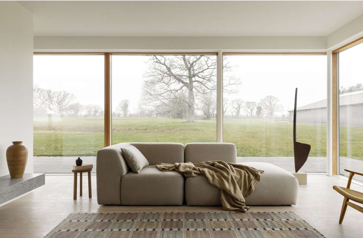 Die Natur gestaltet mit: „Pavilion House“ in Großbritannien, entworfen von Norm Architects aus Dänemark.