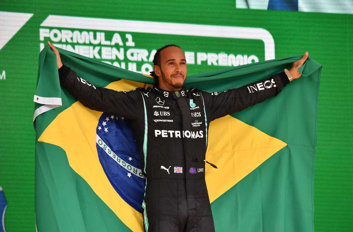 Formel-1 in São Paulo: Lewis Hamilton schlägt gegen Verstappen zurück