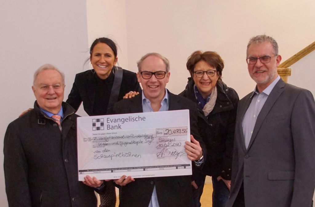Spende fürs Stuttgarter Hospiz: Musical-Freunde: Geld fürs Hospiz