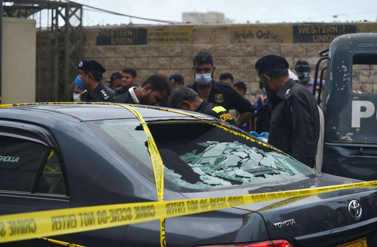 Karachi in Pakistan: Mindestens sechs Tote bei Angriff auf pakistanische Börse