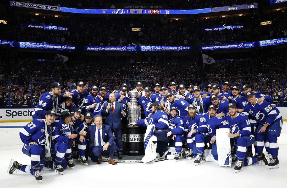 Sieg gegen Montreal Canadiens in der NHL: Tampa Bay Lightning gewinnen erneut den Stanley Cup
