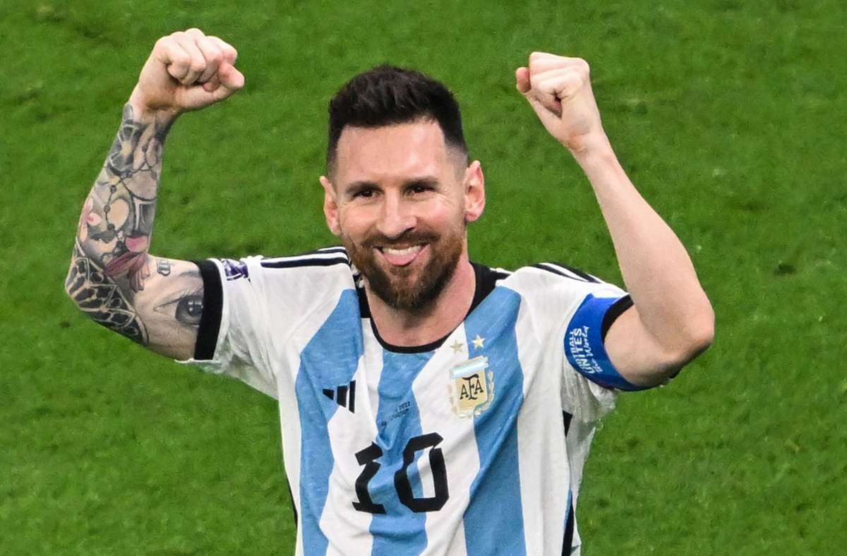Der Star der WM: Lionel Messi wird von den Fans im Netz gefeiert.