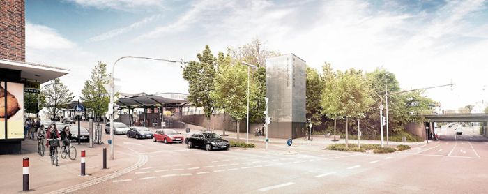 Automatisches Parkhaus am Bahnhof geplant Baubeginn für