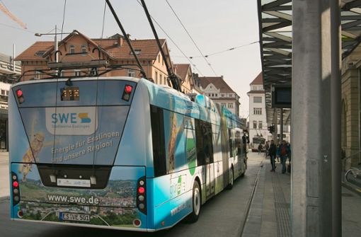 Mehrheit im Gemeinderat? Esslingen will Deutschlands erste Stadt werden, die den städtischen Busverkehr ausschließlich mit regenerativer Energie betreibt. Foto: Roberto Bulgrin