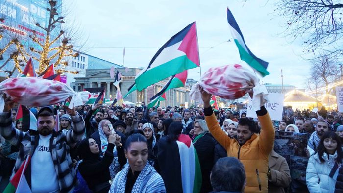 Tausend Teilnehmer bei Demo zum Gaza-Krieg