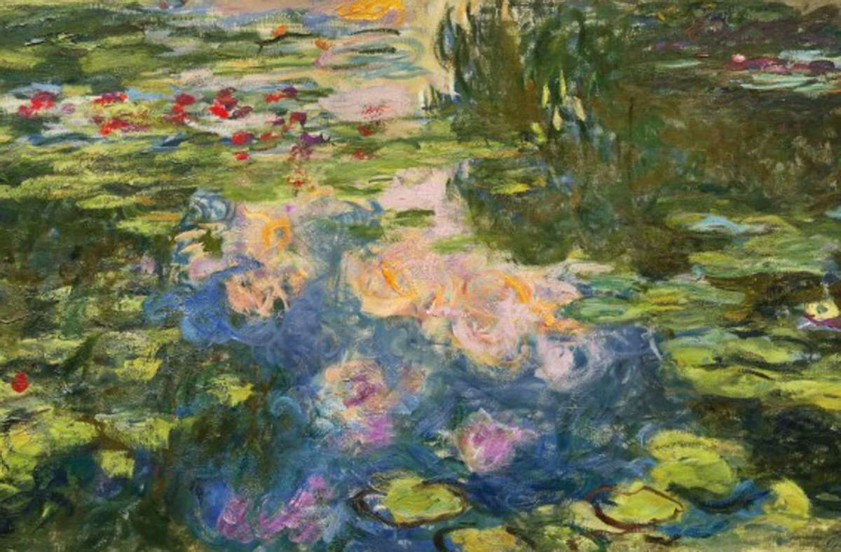 Monets Seerosenbild wurde auf vierzig Millionen Dollar geschätzt.