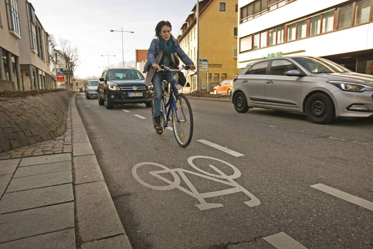 Fahrradstadt Esslingen: Großes Paket für Radwege