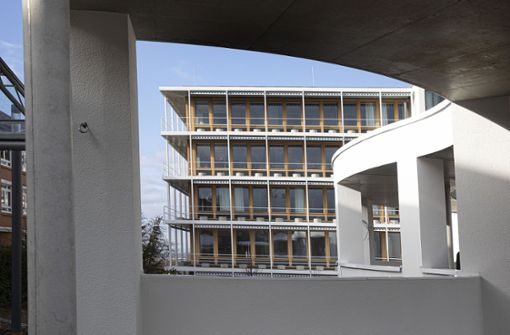 Blick auf das neue Verwaltungsgebäude in Plochingen Foto: oh