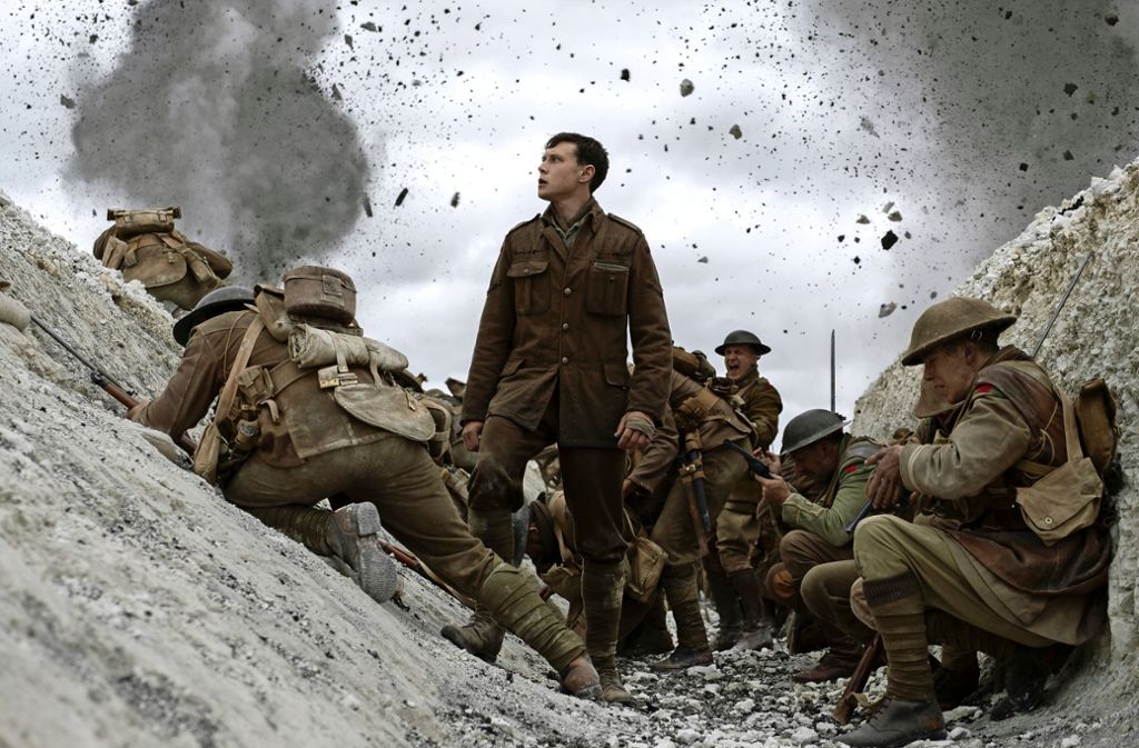 Schofield (George MacKay) wird im Schützengraben mit der ganzen Grausamkeit des Krieges konfrontiert. Foto: Universal Pictures -   Universal Pictures