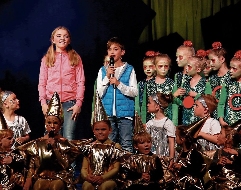 NEUHAUSEN:  Nachwuchs des MGV Neuhausen begeistert das Publikum mit dem Kinder- und Jugendkonzert „Online zu den Sternen“: Die Musik geht App