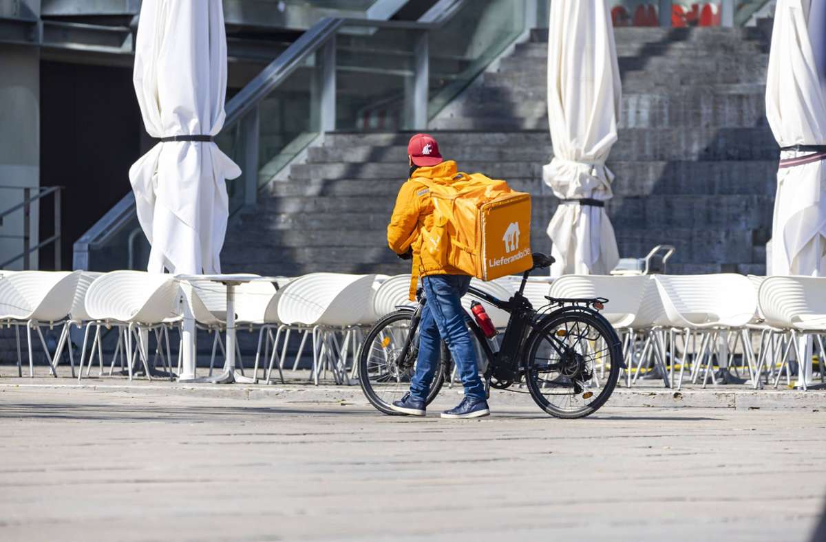 Lieferdienste in Stuttgart: Wie Fahrradkuriere die Coronapandemie erleben