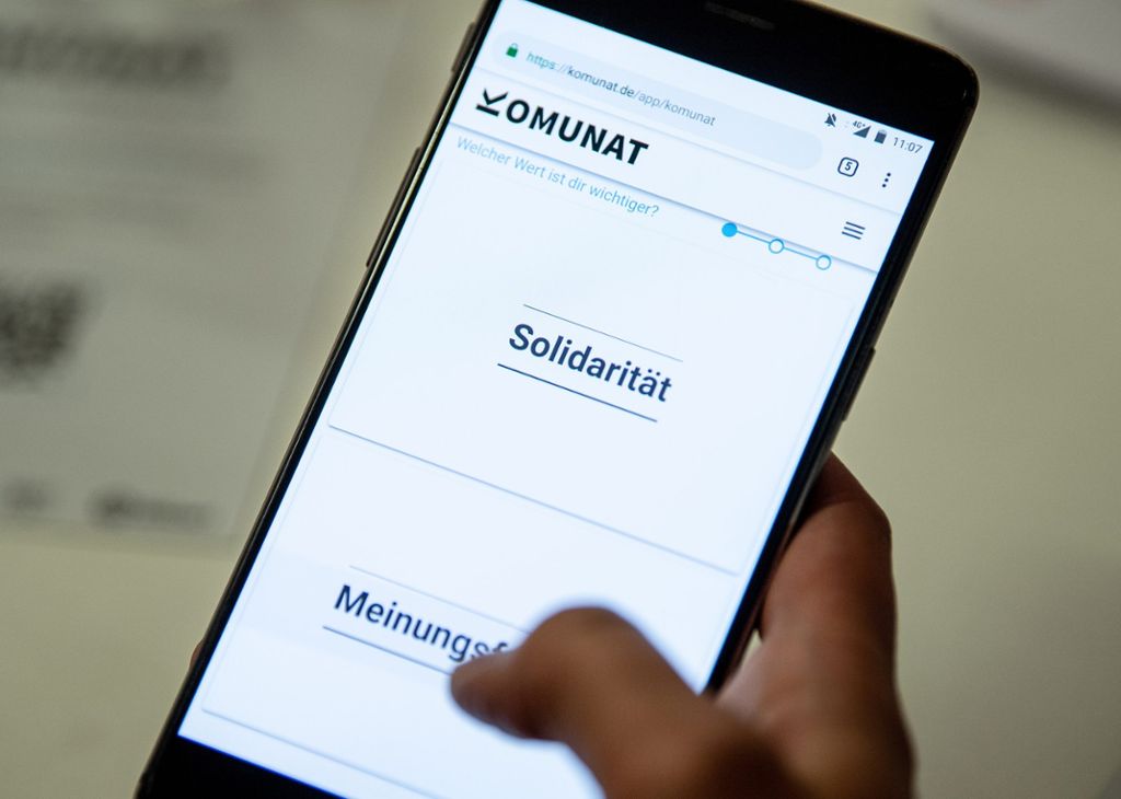 Die App richtet sich vor allem an die Zielgruppe der 16- bis 35-Jährigen: Stuttgarter Wähler-App für Kommunalwahl geht an den Start