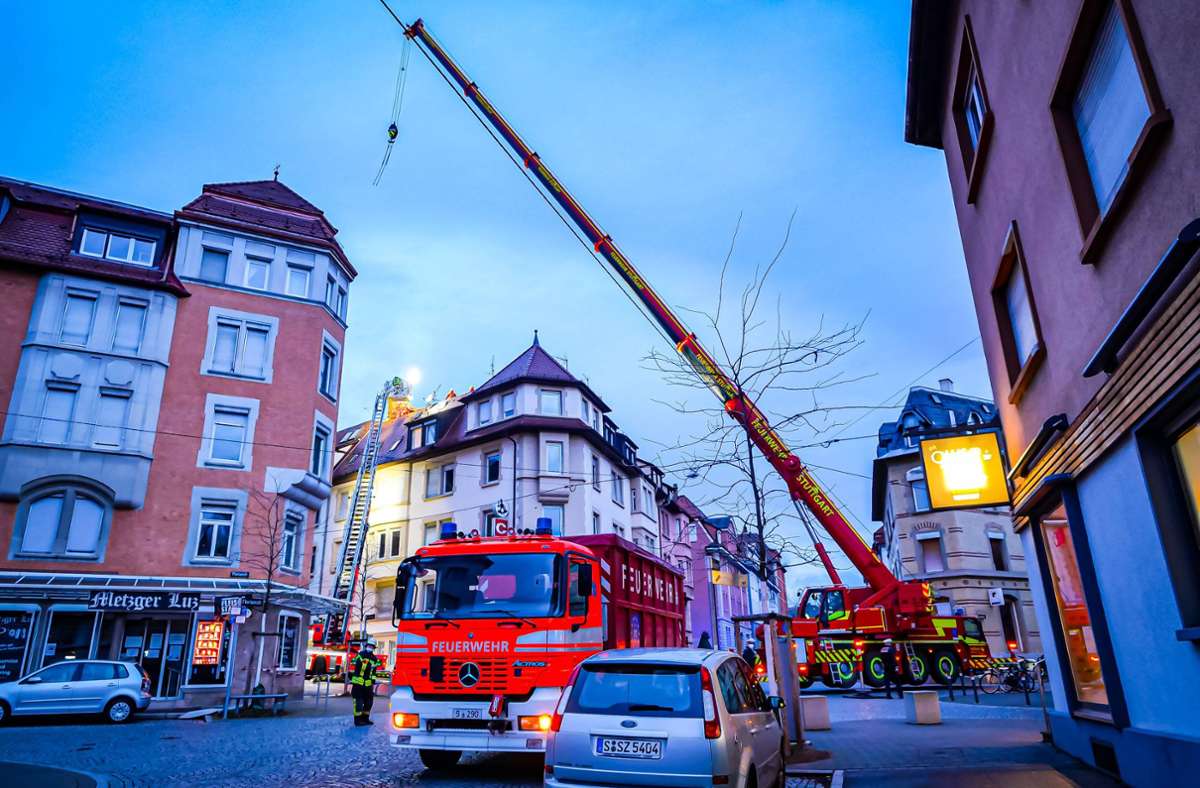 Sturmtief „Antonia“ in Stuttgart: Polizei und Feuerwehr rücken zu mehreren Einsätzen aus