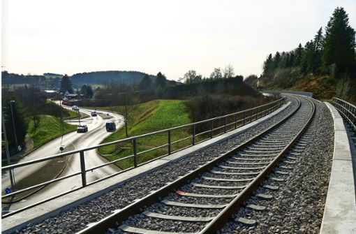 Eines Tages wird über diese Gleise die Hermann-Hesse-Bahn rollen. Doch das kann nur der erste Schritt sein, sind sich die Landkreise Calw und Böblingen einig. Foto: Simon Granville