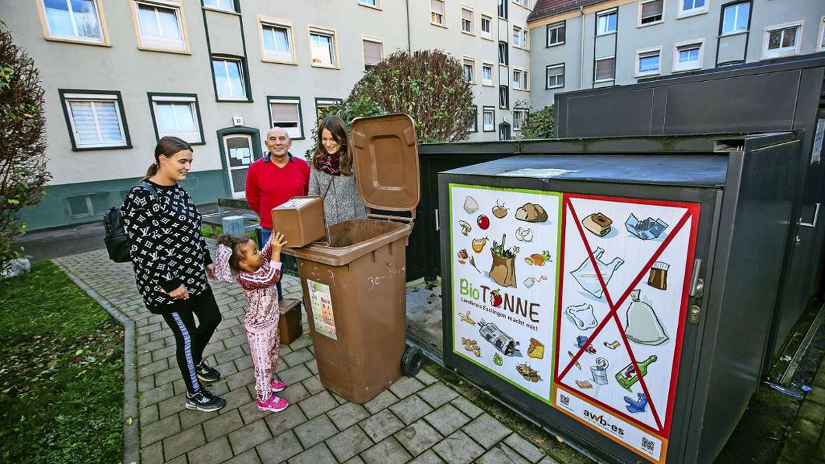 Müllsammlung im Kreis Esslingen: Schluss mit Plastiktüten im Biomüll