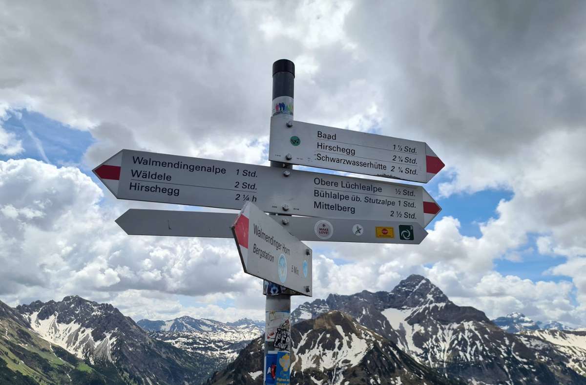 Wanderung in den Alpen: Internettour führt Schüler in Bergnot