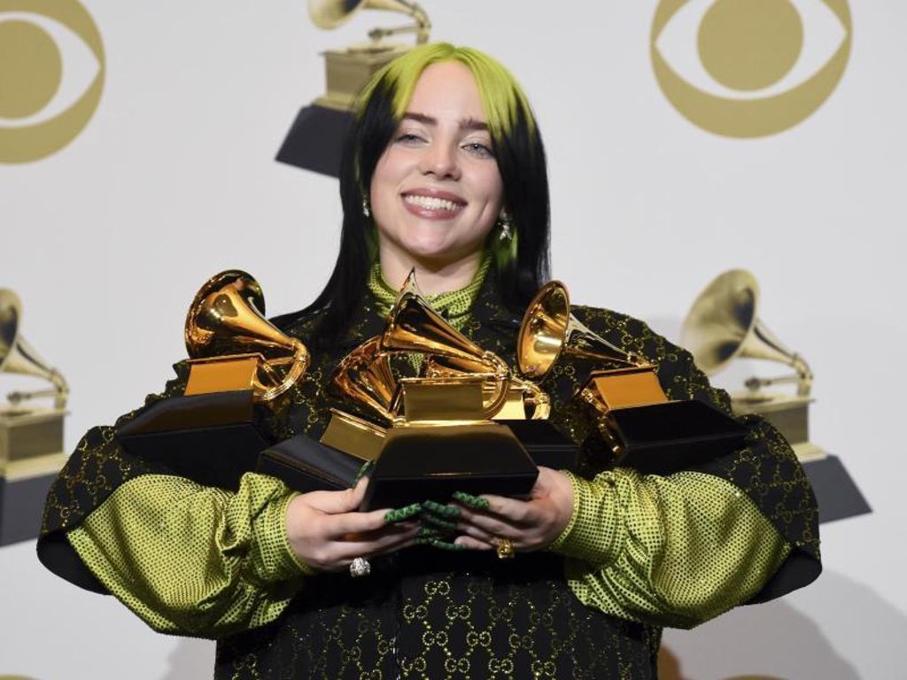 Billie Eilish hat bei den Grammys wahrlich abgeräumt. Foto: Chris Pizzello/Invision/AP/dpa