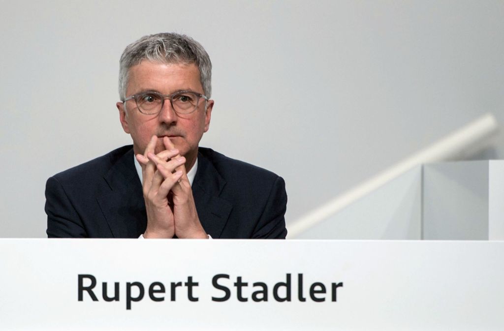 Dieselaffäre: Ex-Audi-Chef Rupert Stadler wird angeklagt