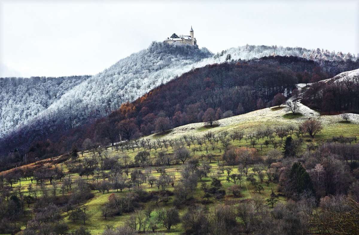 Die Burg Teck ist eines der beliebten Ausflugsziele auf der Schwäbischen Alb im Kreis Esslingen. Foto: Ines Rudel/Ines Rudel