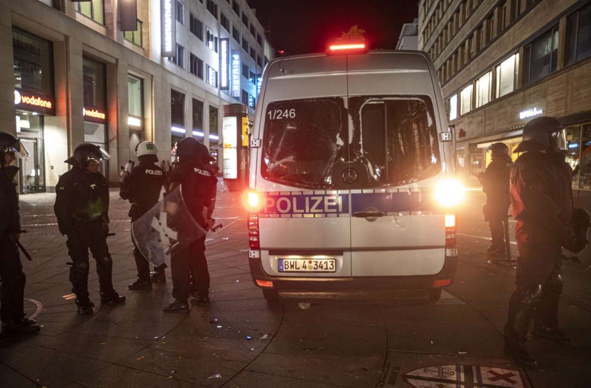 Prozess zur Stuttgarter Krawallnacht: 18-jähriger Verdächtiger äußert sich zu den Randalen