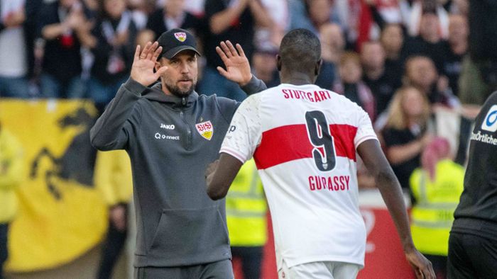 VfB Stuttgart gegen FC Augsburg: Wie Sebastian Hoeneß mit den Guirassy-Gerüchten umgeht