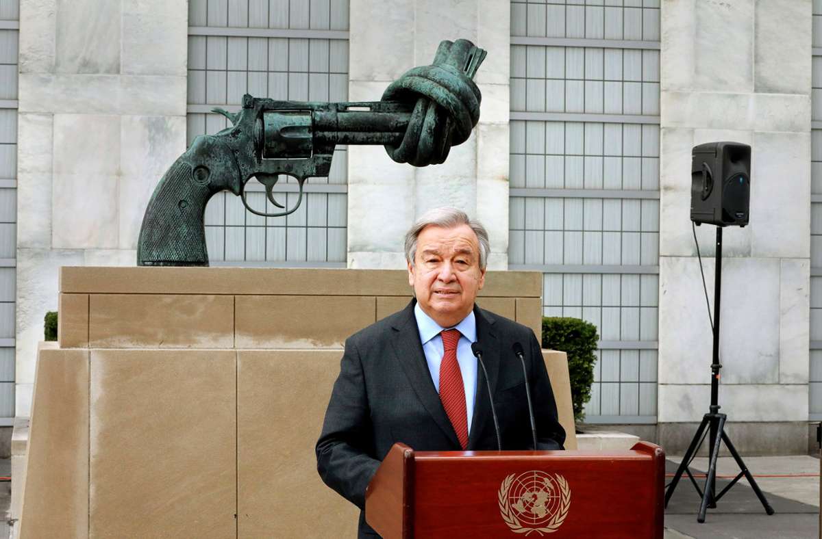 UN-Generalsekretär Antonio Guterres reist nach Moskau und Kiew. Foto:  