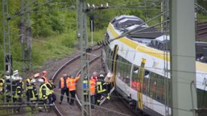 Plochingen: Zug macht Vollbremsung und fängt Feuer – zwei Verletzte