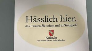 Karlsruher nimmt Stuttgart aufs Korn
