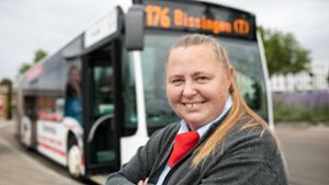 Sie ist die   „Busfahrerin des Jahres“