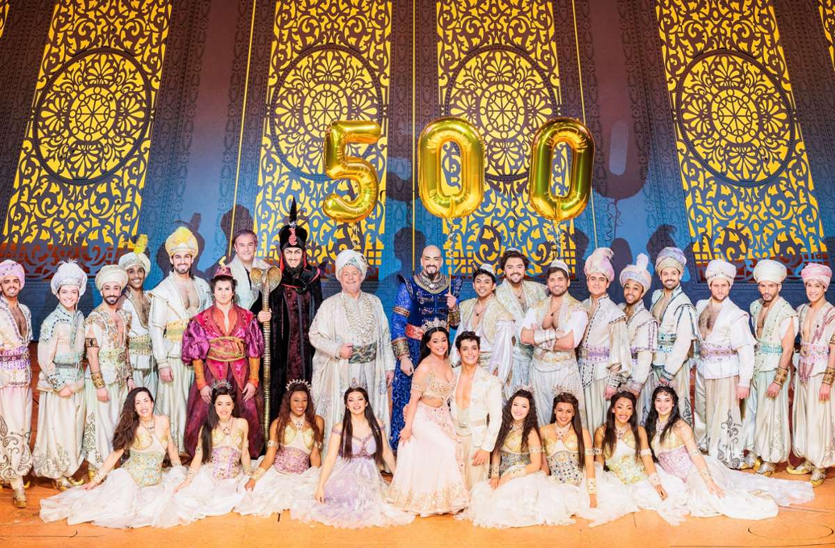 „Aladdin“  feiert 500. Show in Stuttgart: Die Magie darf wieder siegen