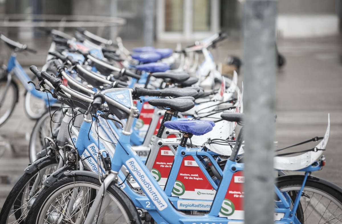Fahrradverleihsystem in Stuttgart und Umgebung: Regiorad kommt in der Region nicht in  Tritt