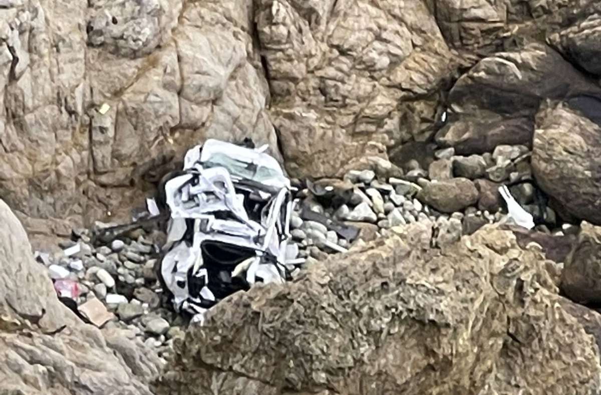 Wunder in Kalifornien: Auto stürzt 75 Meter in die Tiefe - alle Insassen überleben