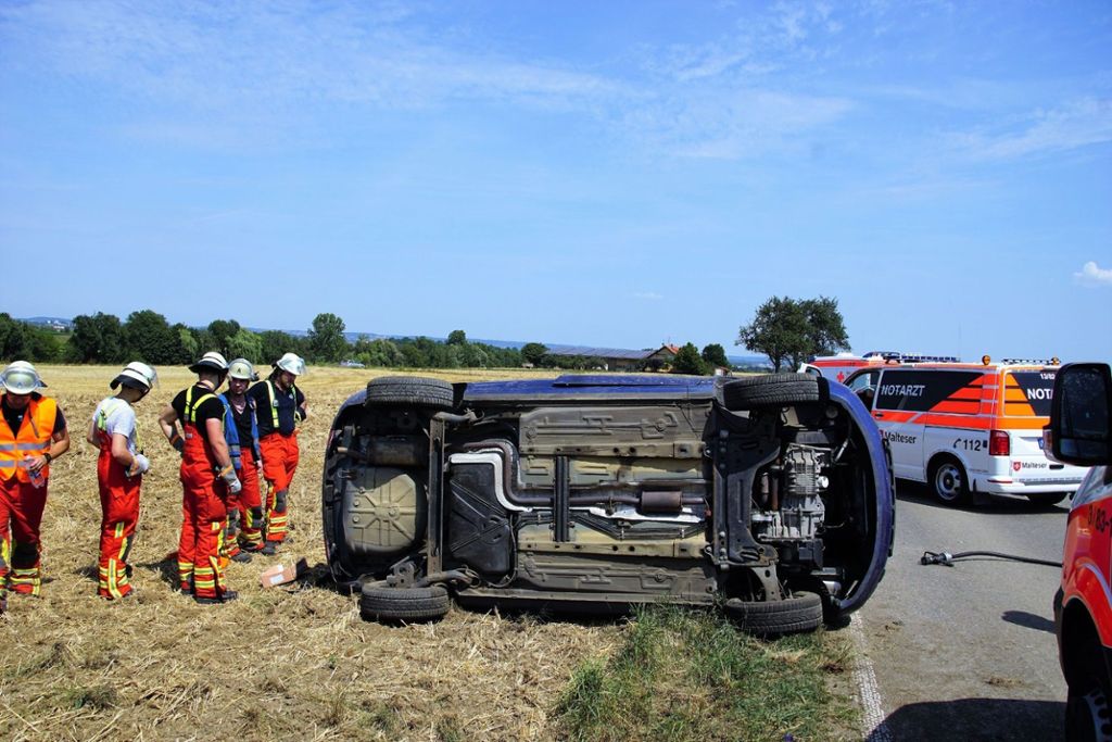 Schwerer Unfall in Filderstadt wegen einer Fliege im Auto