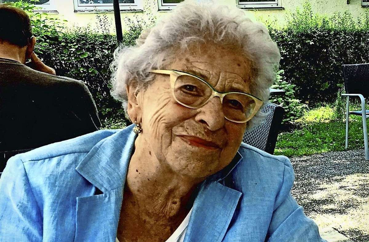 Esslingens „soziales Gewissen“: Lore Hirrlinger wird 95