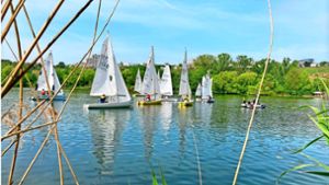Traditionelle Regatta am 1. Mai: Auf dem Max-Eyth-See werden die Segel gehisst