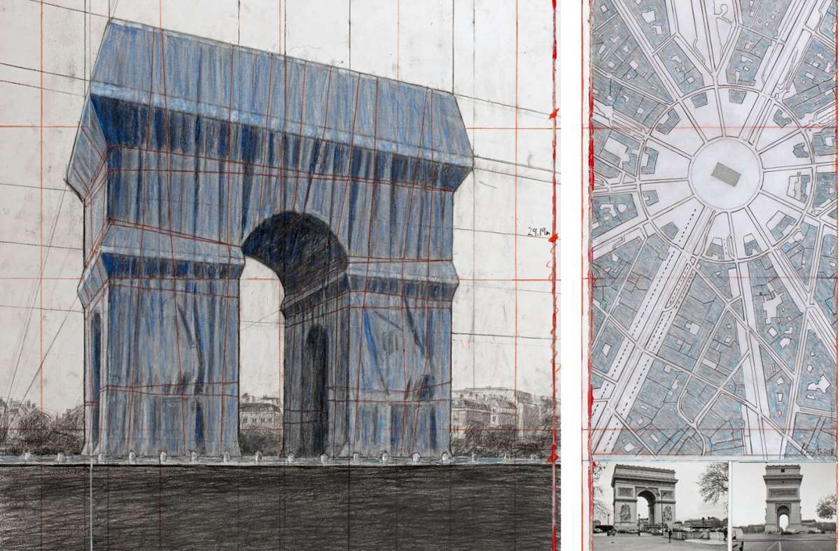 Kunst am Arc de Triomphe: Ein Parisverpacker namens Christo