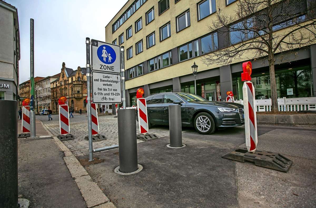 Verkehrspolitik  in Esslingen: Eiserne Regeln in der Ritterstraße