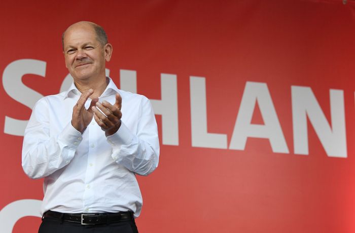 SPD im Umfragehoch: Olaf Scholz setzt auf rot-grüne Koalition nach der Bundestagswahl