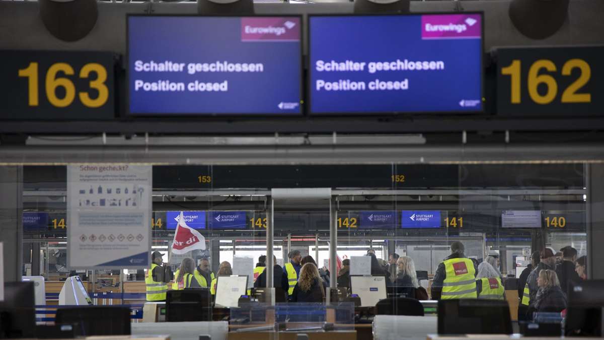 Warnstreik im Südwesten: Verdi-Warnstreik betrifft rund 11.000 Passagiere