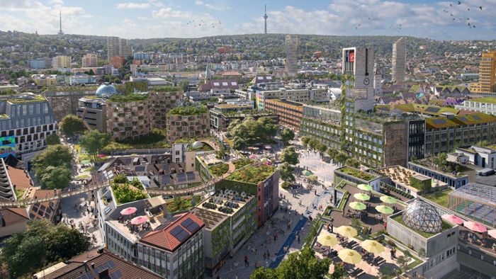 So könnte Stuttgart im Jahr 2045 aussehen