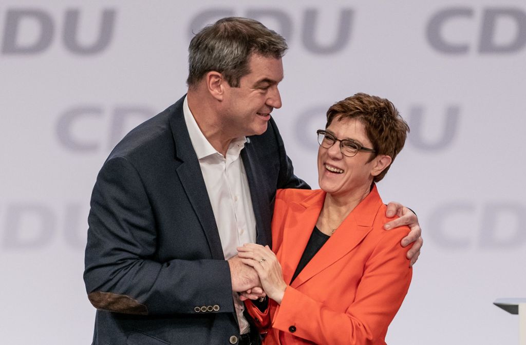 Kanzlerkandidat Markus Söder?: AKK: CDU-Chef hat ersten Anspruch auf Kanzlerkandidatur