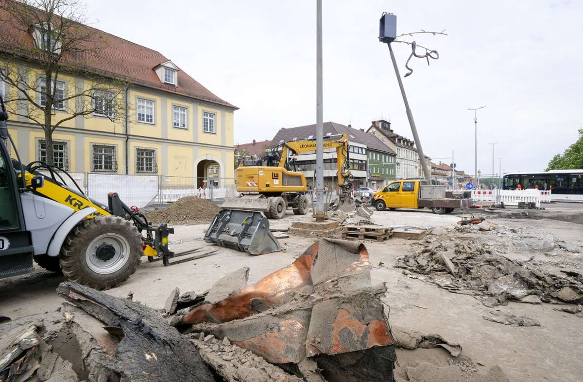 Sternkreuzung Ludwigsburg: Rampen länger gesperrt als geplant