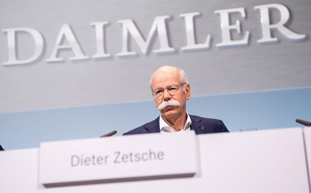 Daimler-Chef Zetsche bekommt für 2017 wieder mehr Geld