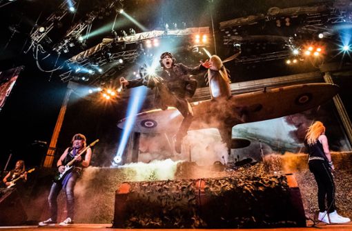 Iron Maiden 2018 live in Lissabon Foto: imago/GlobalImagens/Gonçalo Delgado