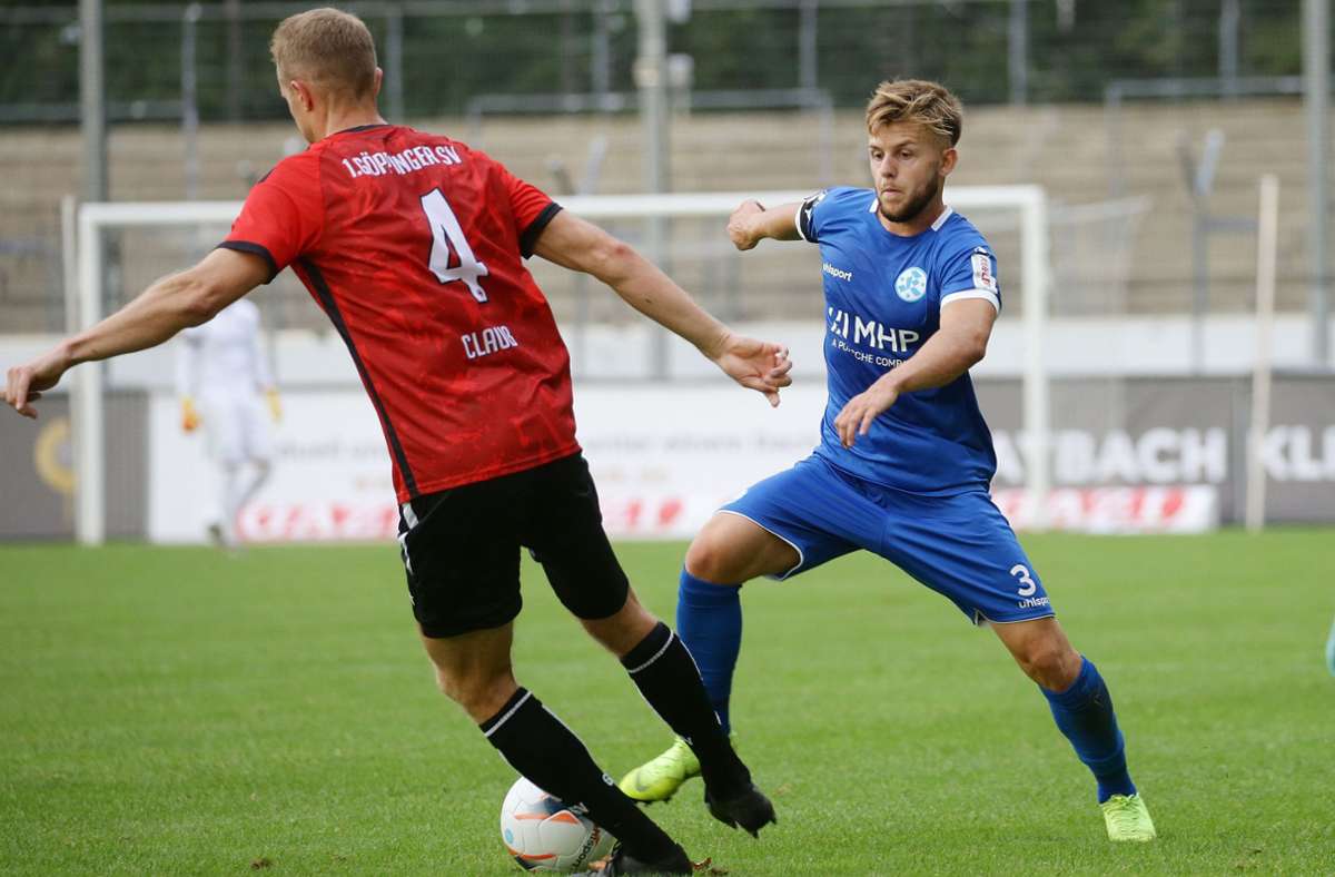 David Kammerbauer von den Stuttgarter Kickers: Die nächste Stammkraft verlängert bei den Blauen